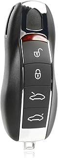 USARemote Keyless Entry Remote Car Key Fob 4-Button Replacement for Porsche 911 Boxter Cayenne Cayma