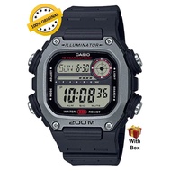 (Men) 100% ORIGINAL CASIO DIGITAL DW-291H-1AVDF 200-Meter Water Resistance,Black Resin Strap Digital