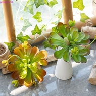 HONEYHIVE​ Fake Cactus, Real Touch Plastic Artificial Succulent Plant, Decorative Fleshy Lifelike Re