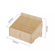 12/24 Slots Rak Tempat Hp Rak Buat Hp Dudukan Hp Kayu Kotak Penyimpanan Kecil Multifungsi Rak Hp Ban