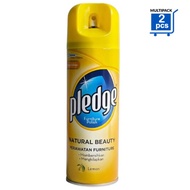 Pledge NATURAL BEAUTY Furniture Polish Lemon 2s