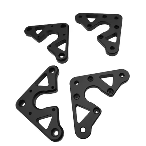 4pcs Funssor annex K3 3d printer aluminum CNC machined metal Z axis motor mount kit 9mm thickness fo