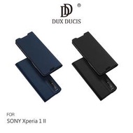 --庫米--DUX DUCIS SONY Xperia 1 II 奢華簡約側翻皮套 可站立 可插卡 保護套
