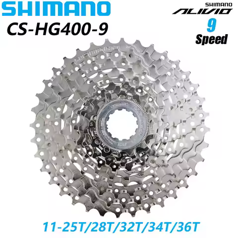 SHIMANO ALIVIO CS-HG400-9 Speed MTB Cassette Sprocket 11-32T 11-34T 11-36T Mountain Bicycle Freewhee