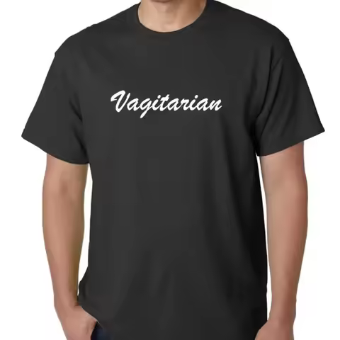 Vagitarian Funny Oral T Shirt Straight Lesbian Tolerance LGBT for Him