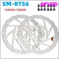 OPVFD For Shimano RT56 Mountain Bike Disc Brake Rotor 160MM 180MM Deore RT26 6 Bolt Efficient Cooling Brake Disc MTB Bike Accessories GAFDE