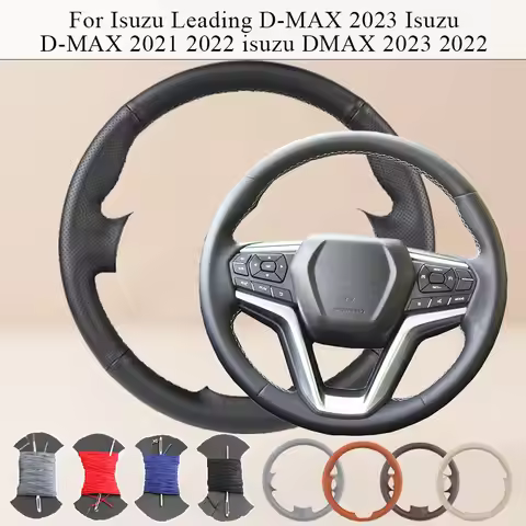 Customized Car Steering Wheel Cover For isuzu DMAX 2023 2022 Isuzu D-MAX 2021 2022 Isuzu Leading D-M