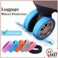 【SG Stock✅】Luggage Wheel Protector Luggage Wheel Cover Luggage Wheel Rubber Replacement Partsluggage Wheel Rubber Ring