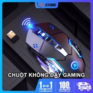 Wireless gaming mouse Rechargeable battery With led Cheap price A4