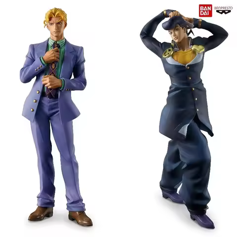 100% Original Bandai Banpresto JoJo's Bizarre Adventure Kira Yoshikage Higashikata Josuke Anime PVC 
