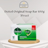 Dettol Original Soap Bar 100g 3Free1