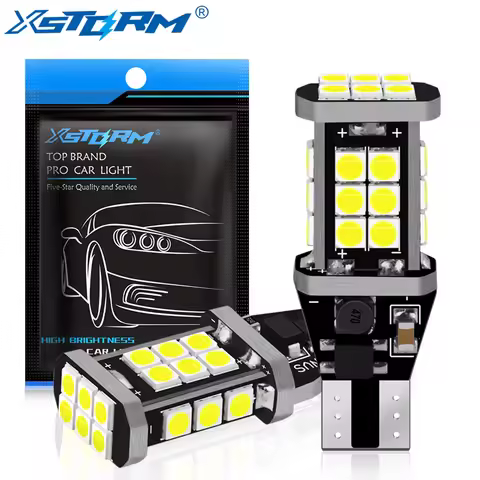 2Pcs W16W LED Bulb T15 Led Canbus OBC Error Free 920 921 912 Lamp 3030SMD Car Reverse Lights Backup 