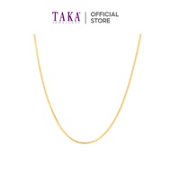 TAKA Jewellery 18KY Gold Box Chain