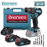 Ready stock🇲🇾DAGMARA 487 Cordless Impact Drill D4812 Brushless Motor 3 Models With Metal Ratchet Chu