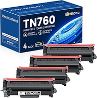TN760 TN-760 Toner Cartridge High Yield Black Replacement for Brother TN760 TN-760 MFCL2750DW HLL239