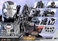 中古 Hottoys hot toys mms499 d26b diecast war machine mkiv W/bonus pt