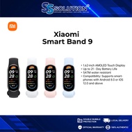 Xiaomi Smart Band 9 I 1.62'' AMOLED display I Improved heart rate and SpO₂ monitoring I Up to 21-day