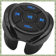 (C Z G L) Wireless Media Bluetooth-Compatible Button Remote Controller Car Motorcycle Steering Whee 