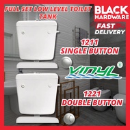 Black Hardware Pam Tandas Flush Duduk Toilet Pump Toilet Water Tank Flush Set Tangki Tandas Jamban Duduk Cistern flush
