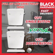 Black Hardware Pam Tandas Flush Duduk Toilet Pump Toilet Water Tank Flush Set Tangki Tandas Jamban D