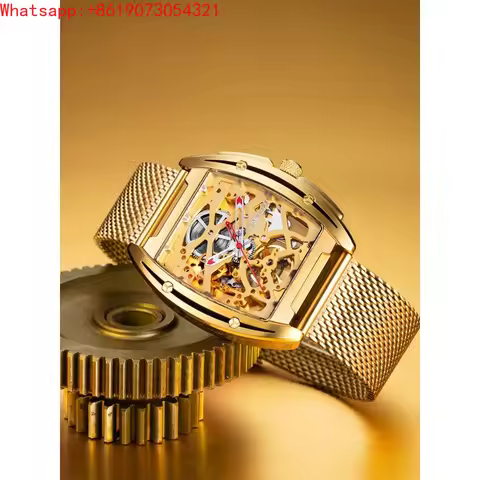 The Great Qin Empire CIGA design mechanical watch Z series sharp gold version watch classic hollow w