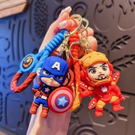 Cartoon Captain America Superhero Keychain/Cute Iron Man Doll Pendant Small Gift