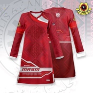 Baju Muslimah Jersey Muslimah Sportwear Custom Name Viral Design Murah Plus Size Daily Muslimah Set Long Sleeves T-Shirt