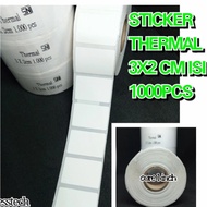 THERMAL BARCODE LABEL STICKER 30X20 mm 3x2cm 30x20mm 3x2 cm