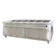 Bain Marie with Cabinet EBM-BM6 HOLES