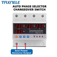 Power Automatic Transfer Switch Uninterrupted Power 63A 100A Phase Selector Changeover Switch Over V