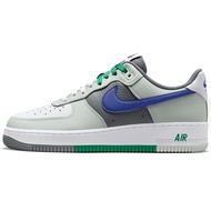 Air Force 1 LV8 Big Kids' Shoes (FB9035-001, Light Silver/White/Smoke Grey/Deep Royal Blue)