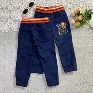01491 TVSHOP Boys' khaki jogger pants, 1 blue, regular form, size 2/3y 3/4y