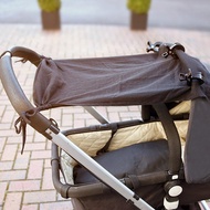英國 JoJo Maman BeBe - 嬰兒推車專用100%純棉遮陽布-純黑