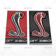 Suitable for Ford Mustang with Cobra logo modification GT350 Viper car sticker rear emblem