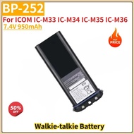 BP-252 High Quality Walkie-talkie Battery 7.4V 950mAh for ICOM IC-M33 IC-M34 IC-M35 M36 Brand New Re
