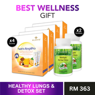 [GIFT SET] 4b ALAVIE Nutrix-RespiPro + 2b AVALON Multiple Herbal Clenz *Lungs Health Respiratory Car