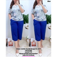Jumbo Combination Floral Suit XL 1878