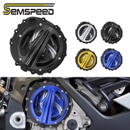 【SEMSPEED】For BMW S1000RR High Quality Aluminum Alloy Motorcycle Engine Parts Clear Clutch Cover Pressure Plate