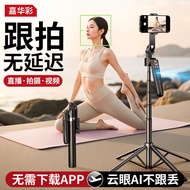 A ai Face Tracking Selfie Stick Quadrupod 360 Degree Automatic Gimbal Tracking Smart Tracking Mobile