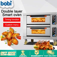 BOBI Commercial Stainless Steel Heavy Duty Oven Single Layer/Double Layer Large Capacity Baking