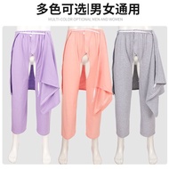 现货春秋居家老人开裆裤夏季男女大小便失禁护理秋裤易穿脱5.5 In-stock spring and autumn home care open-crotch pants for elderly, s