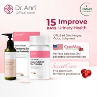 Dr Ann COMBO SET - DR ANN HER Cran-Max + Feminine Wash Rose - Protect - Feminine Care