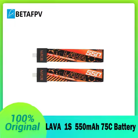 BETAFPV LAVA 1S 550mAh 75C Battery For Meteor75 Cetus Pro Cetus X FPV 2/4/6/8/10/12 PCS