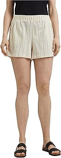 Women's 051EE1C307 Shorts, 110/Off White, S