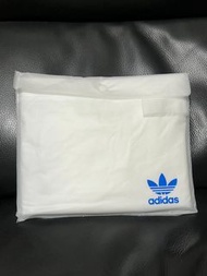 全新 Adidas 愛迪達 雨衣 三葉草 白色雨衣