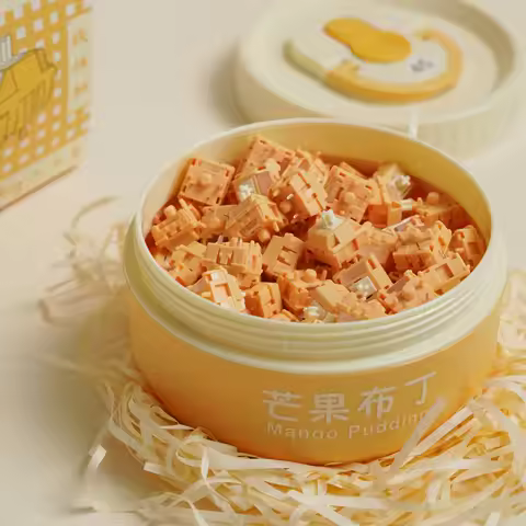 Mango pudding Switch Linear Pre-Lubed 5 Pins HotSwap UPE Stem HMX Switches For Mx Mechanical Keyboar