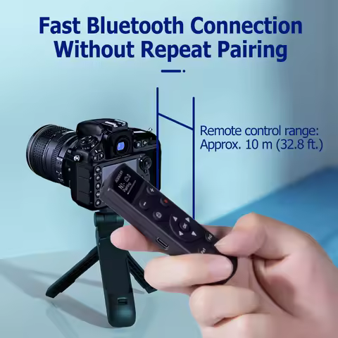ML-L7 Wireless Rechargeable Remote Shutter Release Grip Tripod for Nikon A1000, B600, P1000, P950, Z