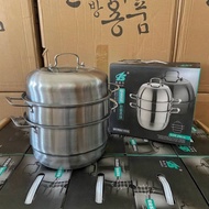 steam pot 3 layer 28 cm sale ready stock