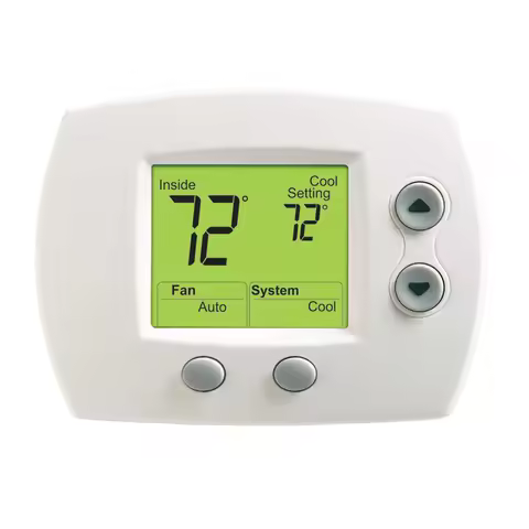 Honeywell TH5110D1022, Large Display Non-Programmable Digital Thermostat 24V, Universal 1 Heat/1 Coo