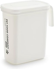 ISETO I-491 Pet Food Stocker, Pet Food Company, White, Width 4.1 x Depth 7.5 x Height 7.7 inches (10